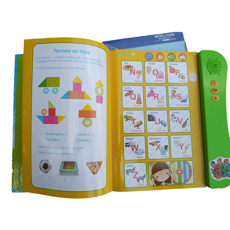 Livre audio électronique bilingue Français - Anglais + 1 marqueur